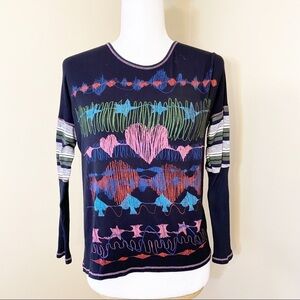 Libertalia Heartbeat Long Sleeve Top - XL